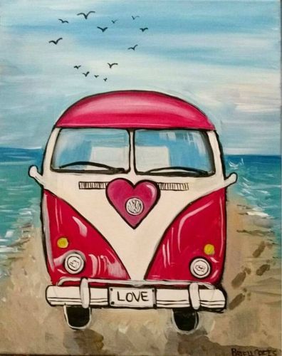 396x500 Best Easy Painting Ideas For Wall Beginners And Canvas - Easy Car Painting