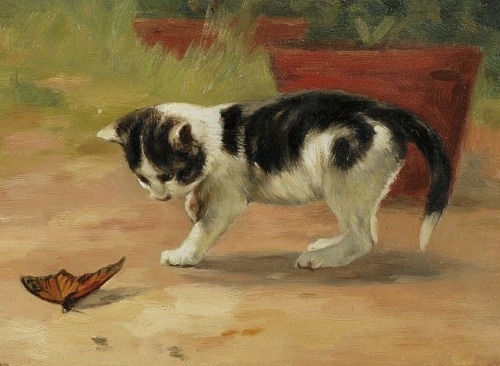 500x366 Filejh Dolph An Easy Target.jpg - Easy Cat Painting