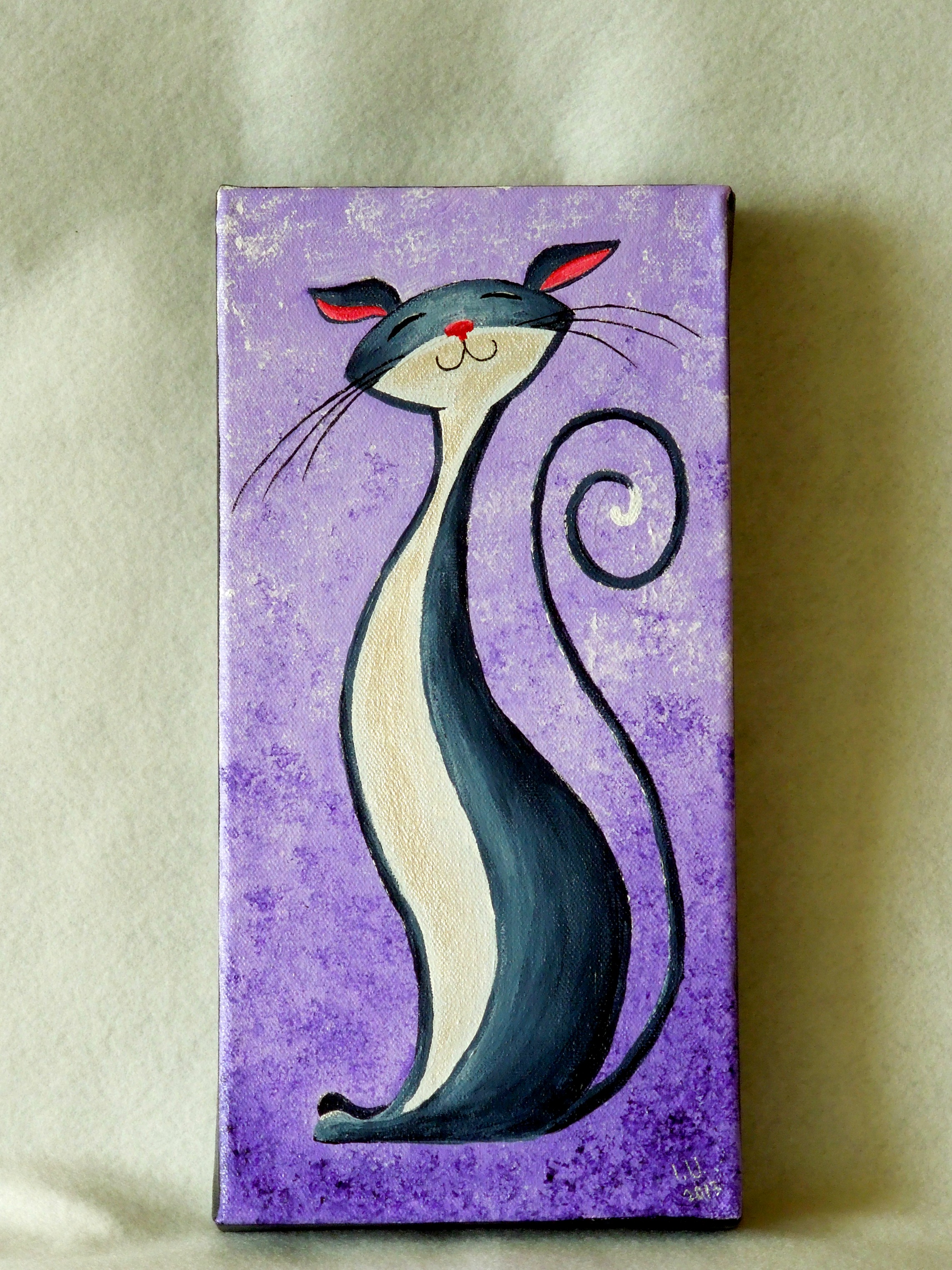 Easy Cat Painting at Explore collection of Easy