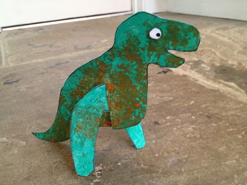 800x600 Dinosaur, Easy, Simple, Painting - Easy Dinosaur Painting