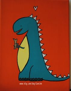 236x303 Nautical Nursery Decor, 8x10 Sailboat Painting Decor, Sailboat Boy - Easy Dinosaur Painting