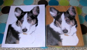 300x174 Dog Yarn Painting - Easy Dog Painting