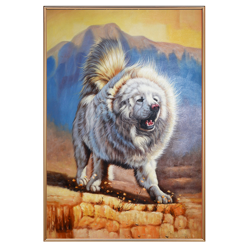 800x800 Buy Dog Paintings Canvas Online Art King - Easy Dog Painting