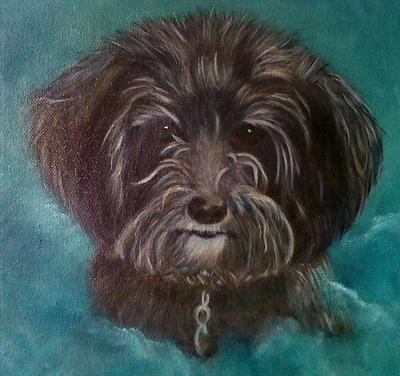 400x376 Cat Pictures And Dog Oil Paintings From Artists Here On Easy Oil - Easy Dog Painting