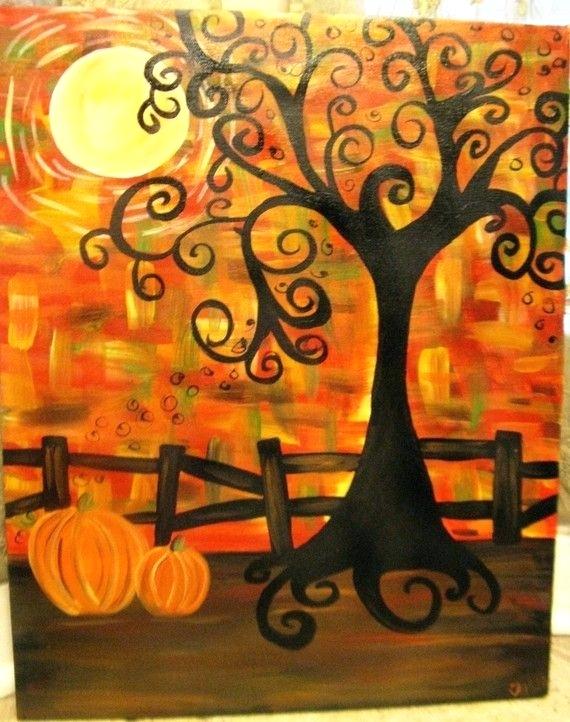 570x722 Easy Fall Paintings Fall Paintings On Canvas Usavideo.club - Easy Fall Canvas Painting