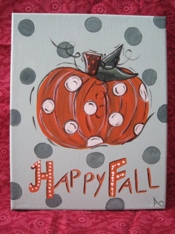 Easy Fall Canvas Painting at Explore collection of