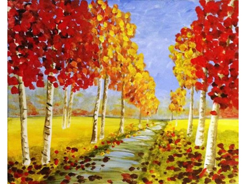 800x600 Canvas Painting Event - Easy Fall Canvas Painting