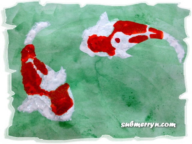 640x480 Crafty Blog Archive Crafts For Children Koi Fish - Easy Fish Painting
