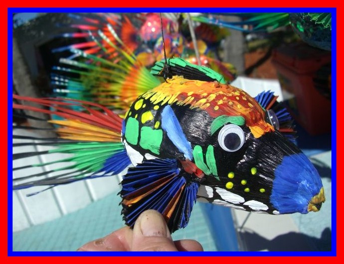 690x530 Marvelous Best Painted Coconut Fish Beach Pics Of Easy Painting - Easy Fish Painting