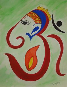 236x304 Ganesha Paintings Art Ganesha, Paintings And Ganesh - Easy Ganesh Painting