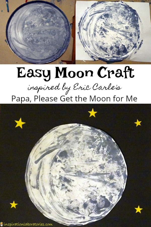 600x900 Moon Craft Inspired By Papa, Please Get The Moon For Me - Easy Moon Painting
