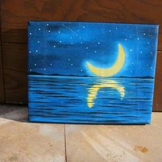 236x236 Acrylic Painting Music Original Painting On By Anikspaintings - Easy Moon Painting