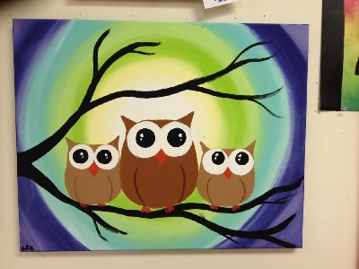 400x300 Paint For Fun - Easy Owl Painting