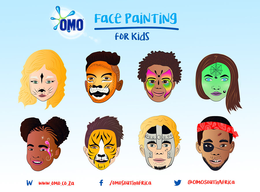 900x667 Easy Face Painting Ideas For Kids - Easy Painting For Kids