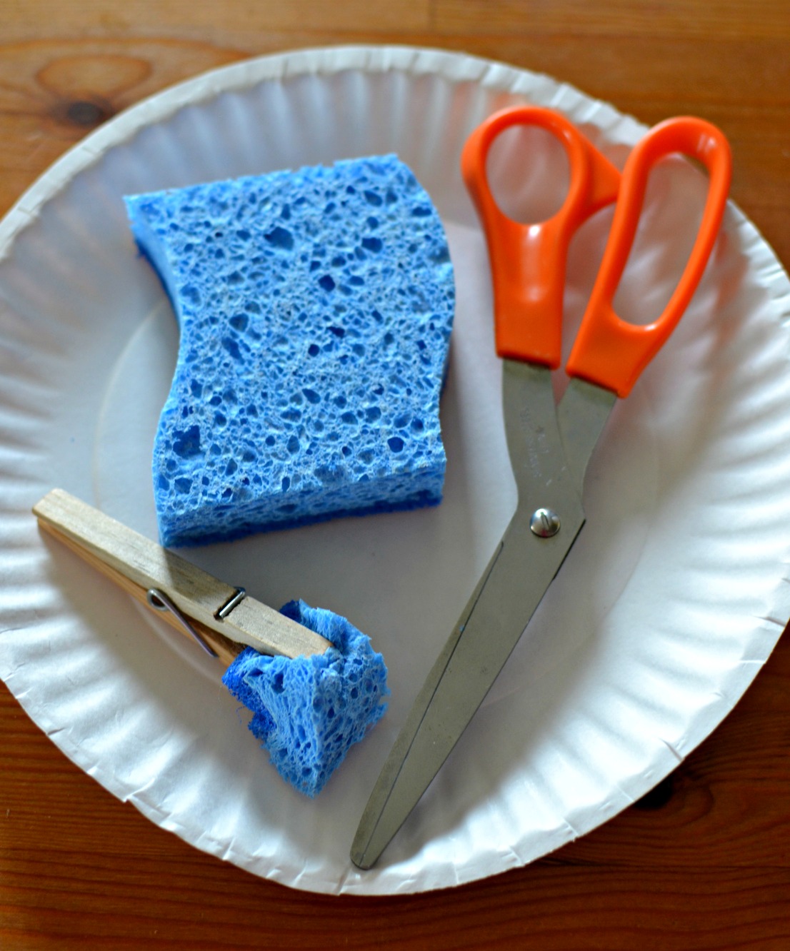 1106x1332 Easy Kids Painting With A Diy Sponge Brush - Easy Painting For Kids