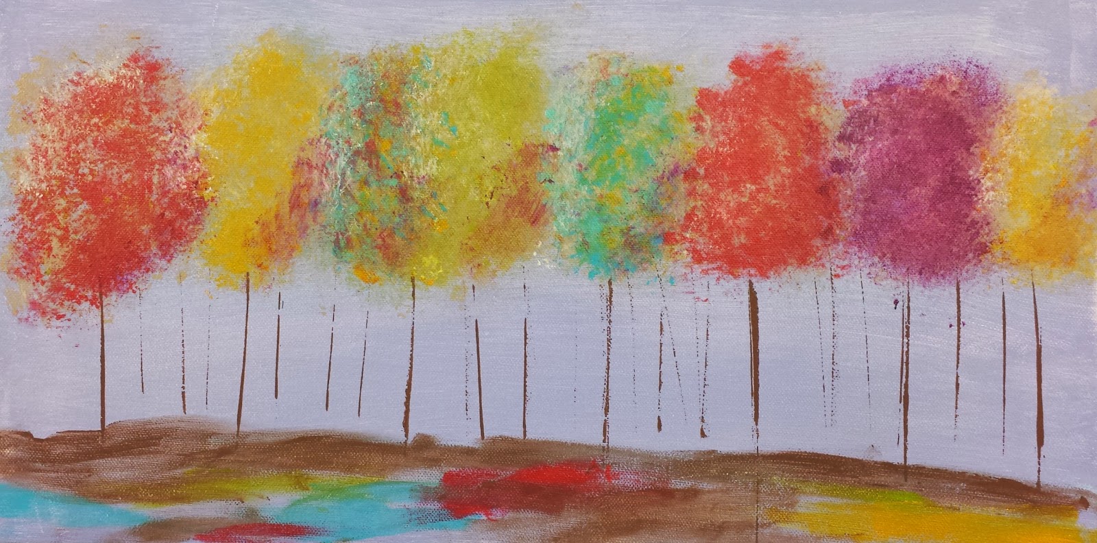 1600x792 Angela Anderson Art Blog Easy Tree Painting - Easy Painting For Kids