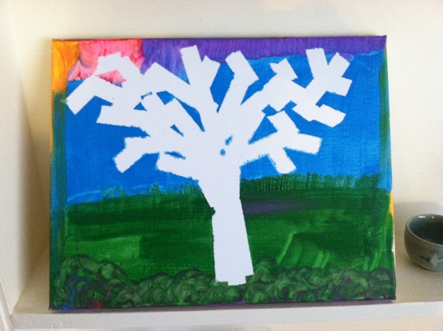 643x480 Toddlers Craft Activity Easy Tree Painting Toddler Activities - Easy Painting For Toddlers