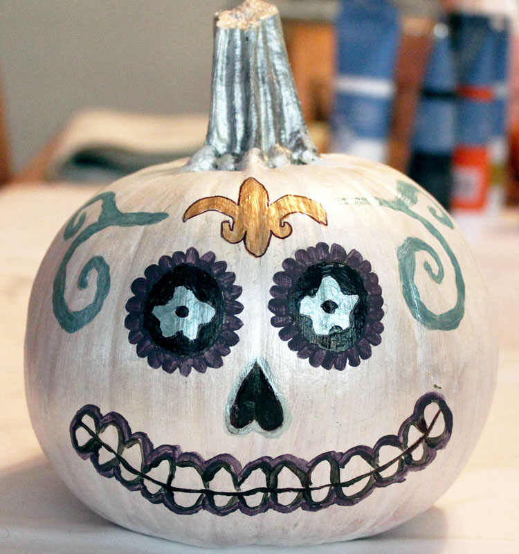750x800 How To Paint Pumpkins Vampy Varnish - Easy Painting Pumpkins