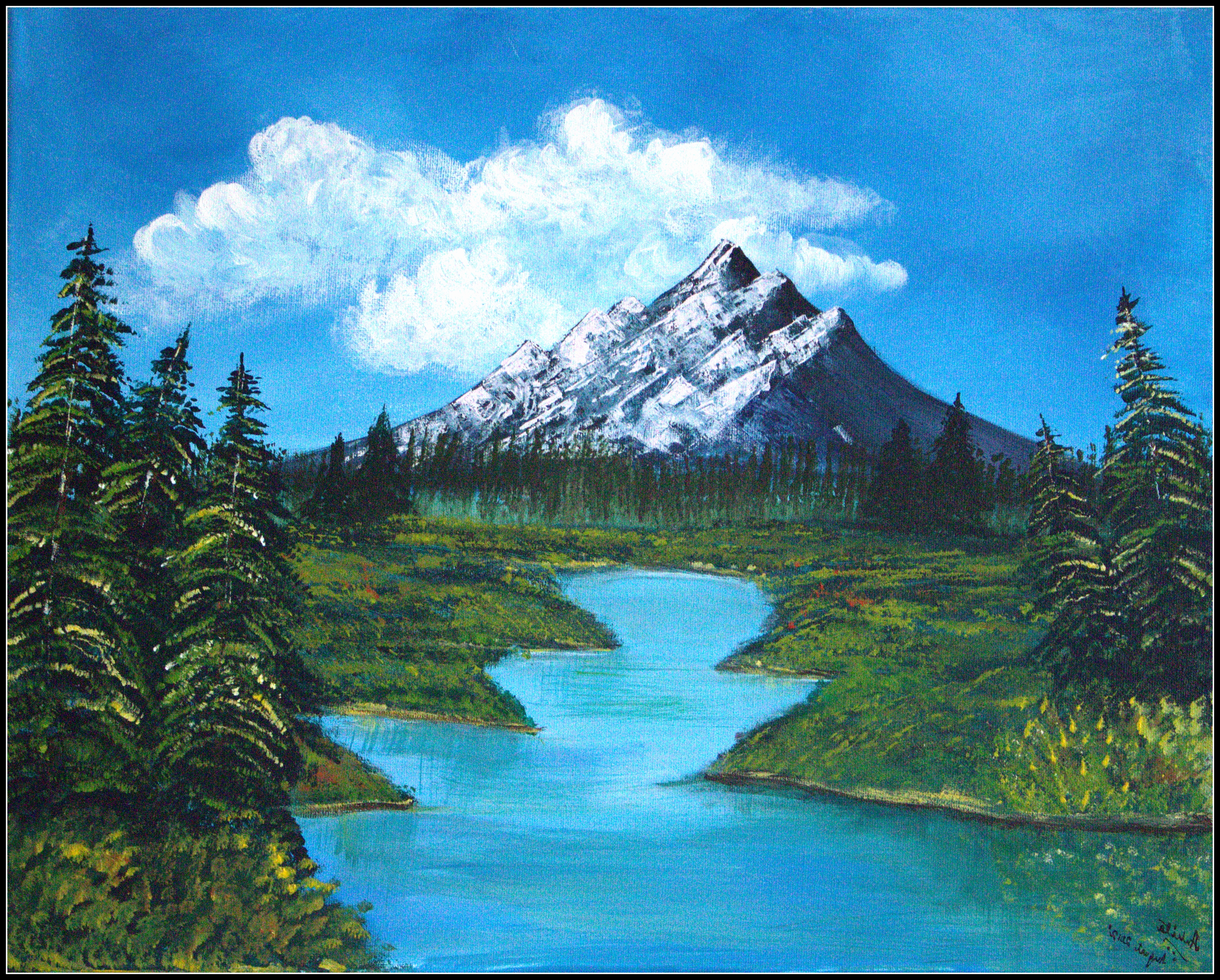 4154x3337 Fresh Easy Landscape (50 Photos) - Easy Painting To Draw