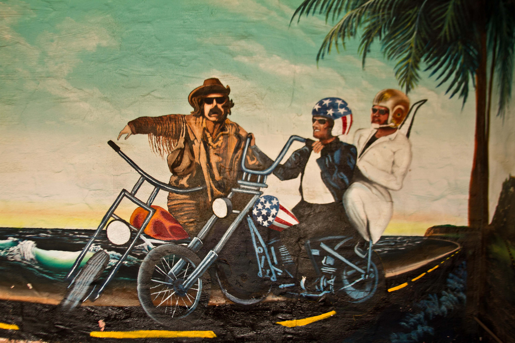 1024x683 Easy Rider Mural A Painted Wall Mural Inside One - Easy Rider Painting