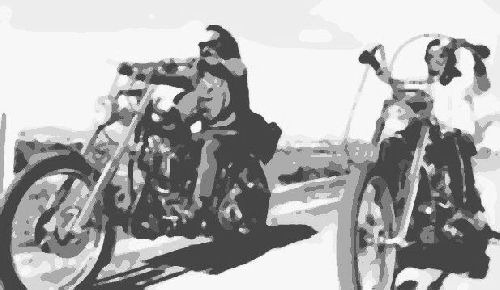 500x290 Easy Rider Pop Art Paint By Number Kit - Easy Rider Painting