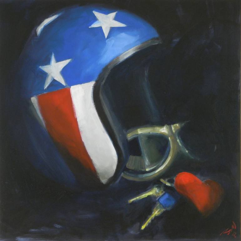 770x770 Saatchi Art Easy Rider Painting By Massimiliano Malimpensa - Easy Rider Painting