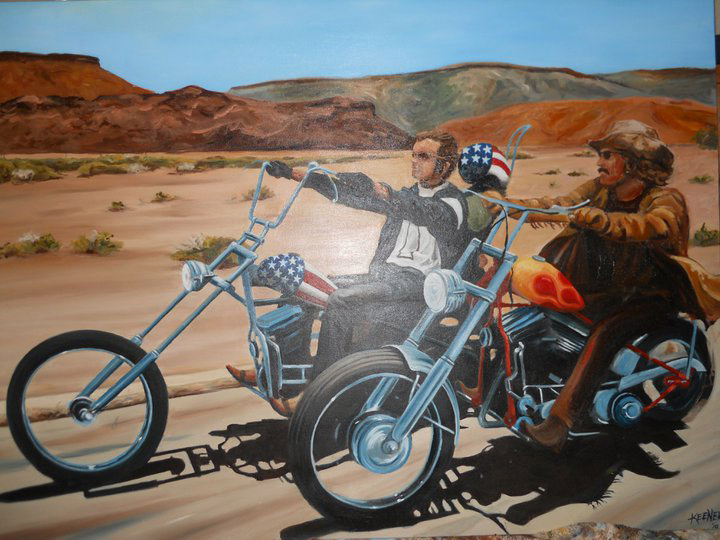 720x540 Welcome To Cryptical Development Creative Group - Easy Rider Painting