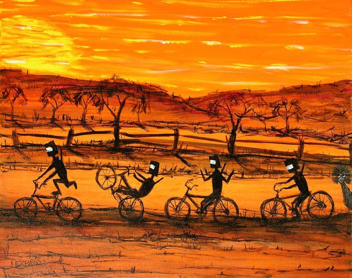 700x553 Easy Acrylic Painting Ideas - Easy Rider Painting