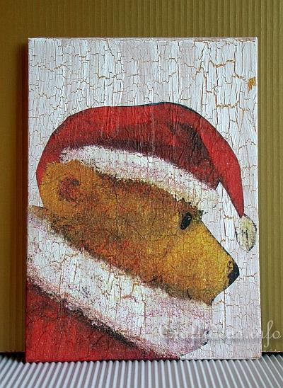 400x548 Free Christmas Craft Project - Easy Santa Painting