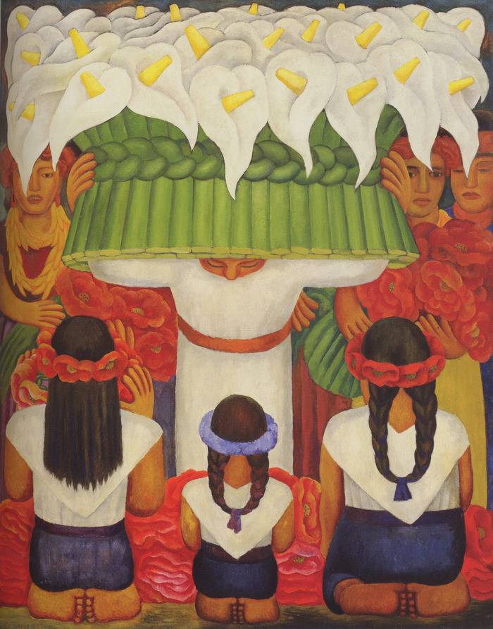 700x893 Photos Of Frida Amp Diego - Easy Santa Painting