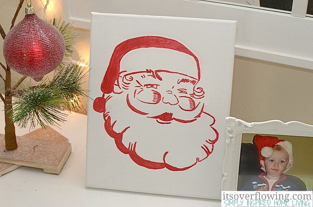 640x424 Pin By Roz Kravitz On Don'T Buy It! Make It! (Home) - Easy Santa Painting