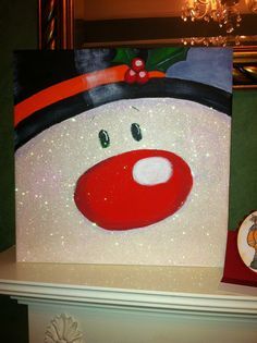 236x315 How To Paint A Easy Santa Face On Decor - Easy Santa Painting