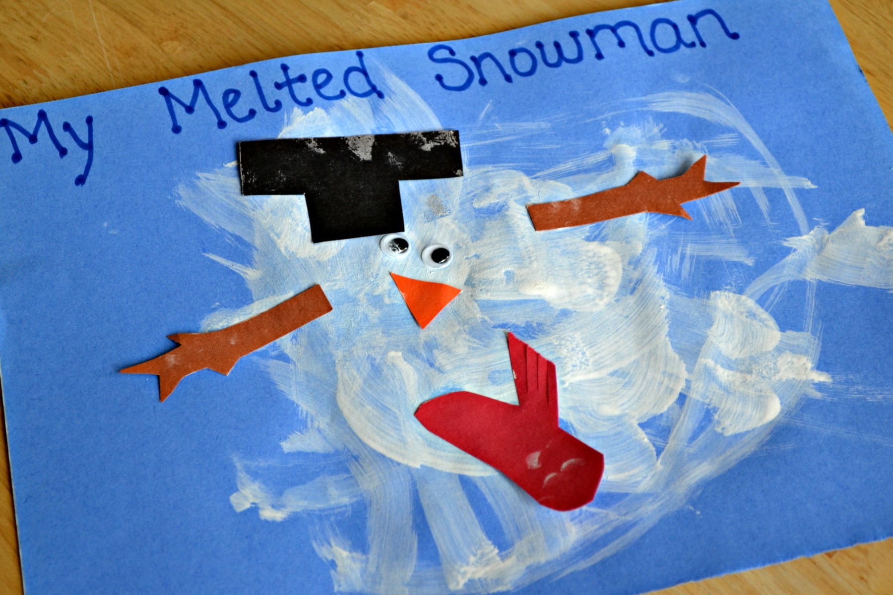 1800x1200 Melted Snowman Painting - Easy Snowman Painting