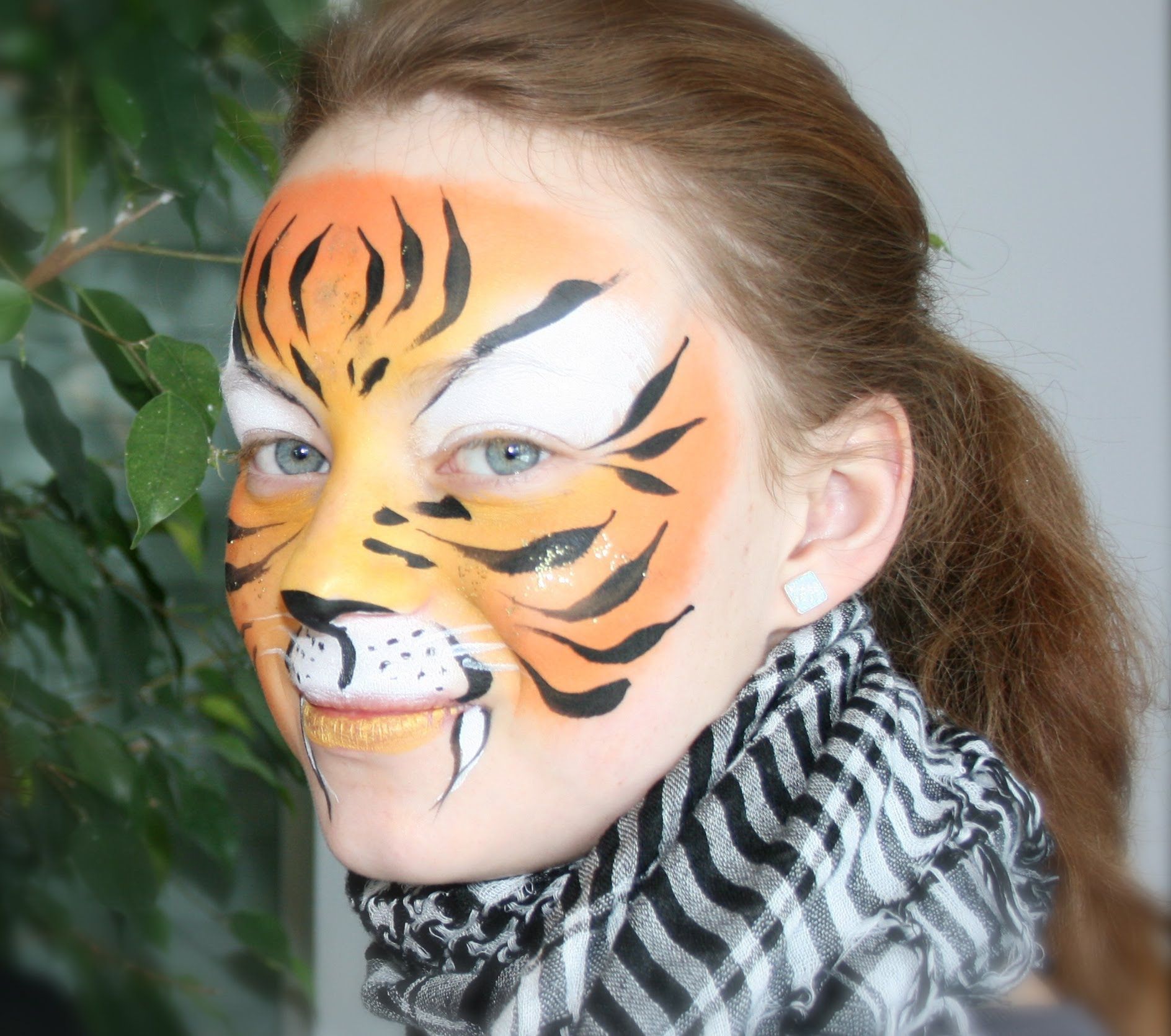 1888x1670 Tiger Face Painting Tutorial - Easy Tiger Painting