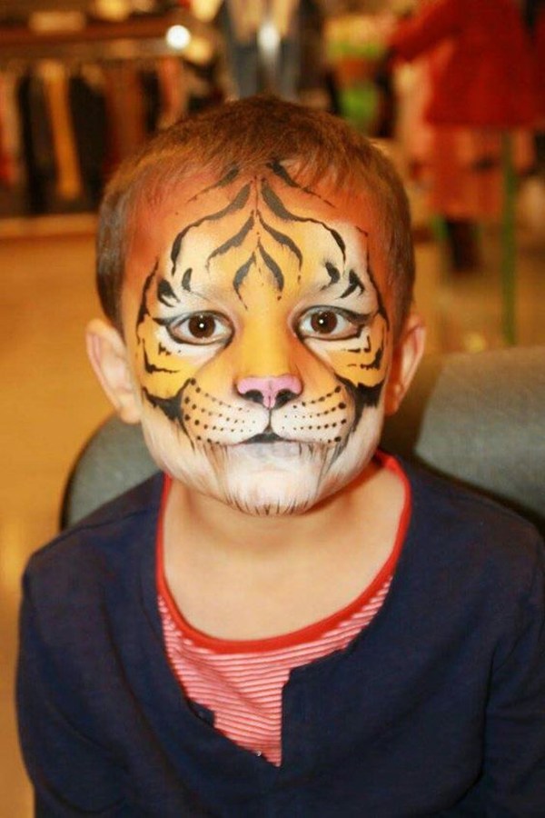 600x900 Easy Tiger Face Painting Ideas - Easy Tiger Painting