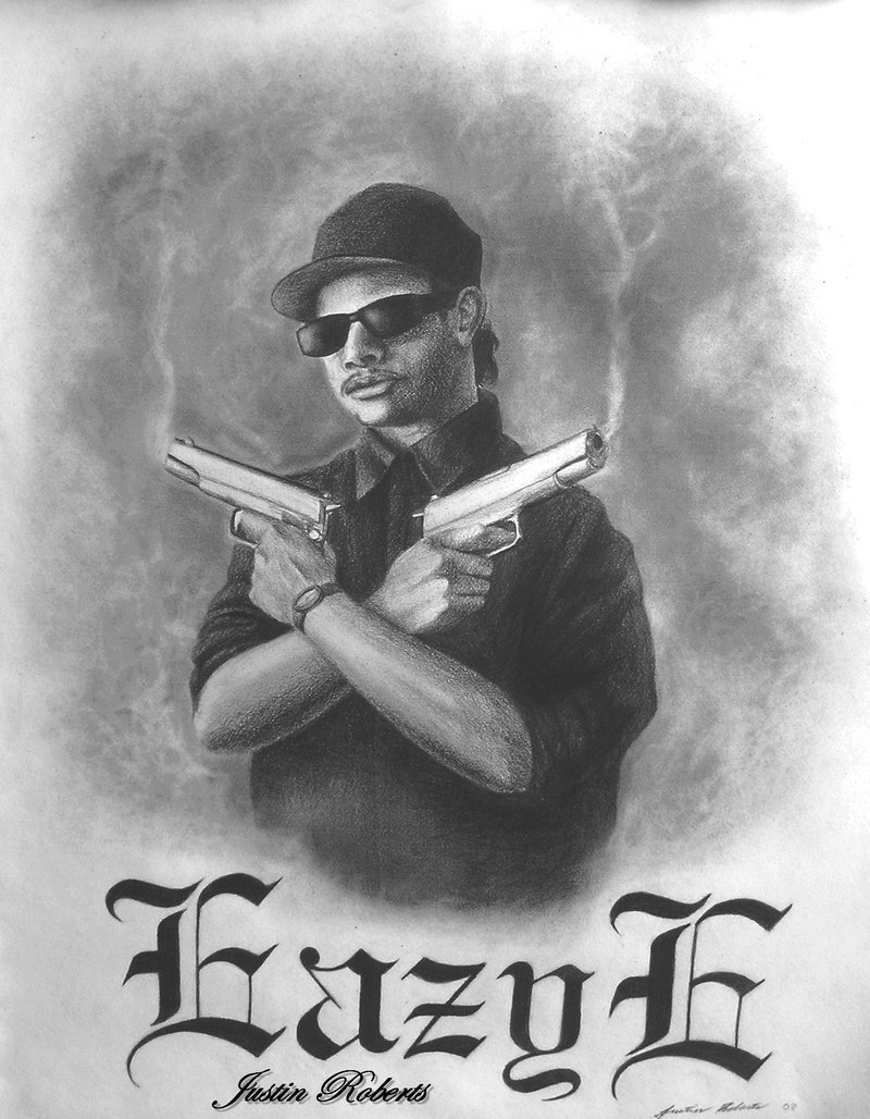 800x1028 Eazy E Painting - Eazy E Painting