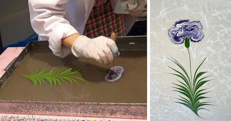 750x393 What Is Ebru Art The History Of The Ancient Art Of Paper Marbling - Ebru Painting