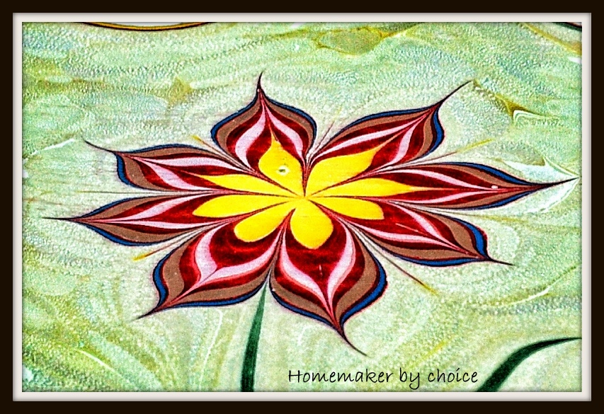 853x585 Ebru Art Home Maker By Choice - Ebru Painting