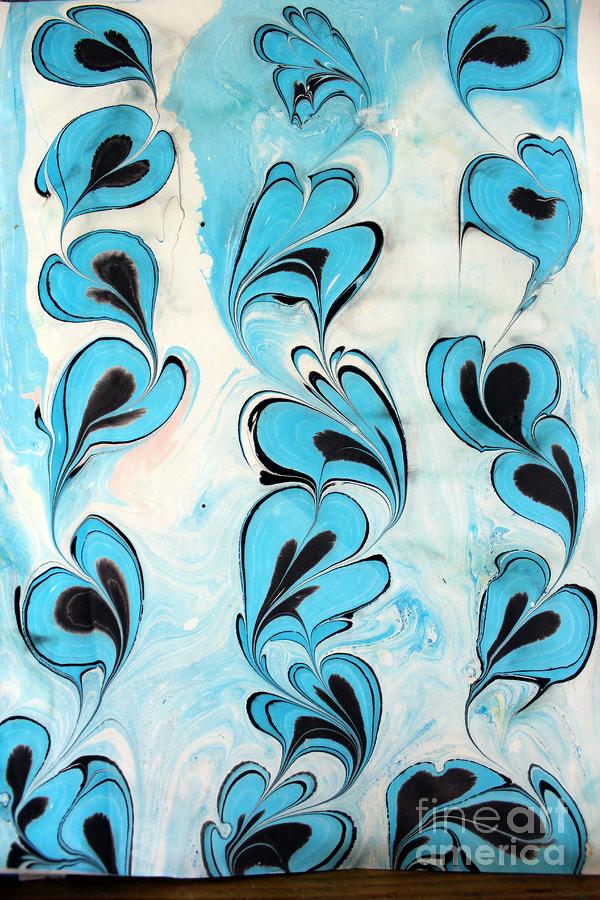 600x900 Ebru Art Painting By Cigdem Cigdem - Ebru Painting