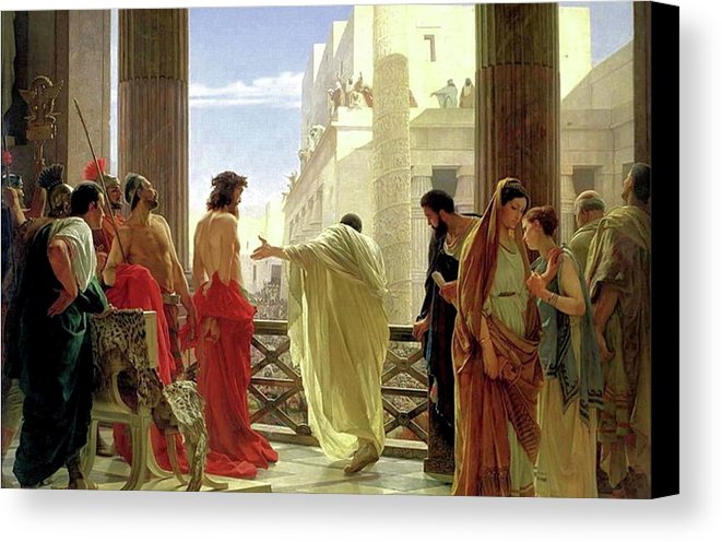 661x496 Ecce Homo Canvas Print Canvas Art By Antonio Ciseri - Ecce Homo Painting Antonio Ciseri