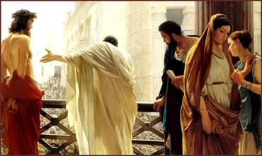 370x221 Explanation Of Pontius Pilate's Wife In Painting - Ecce Homo Painting Antonio Ciseri