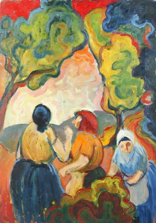 509x724 21st Century Oil Paintings - Eclectic Painting