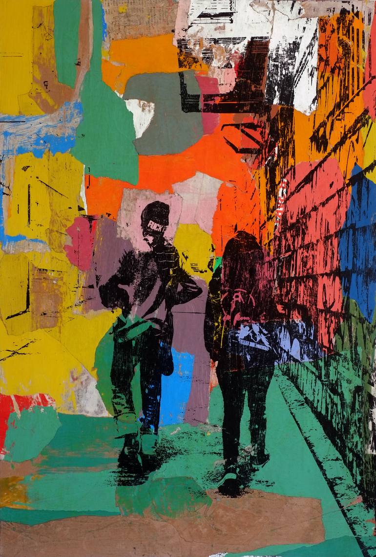 770x1139 Saatchi Art Eclectic Mission Ii (Uncensored) Collage By Deanna - Eclectic Painting