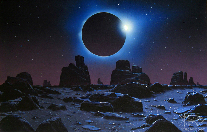 700x448 Russian Paintings Gallery - Eclipse Painting