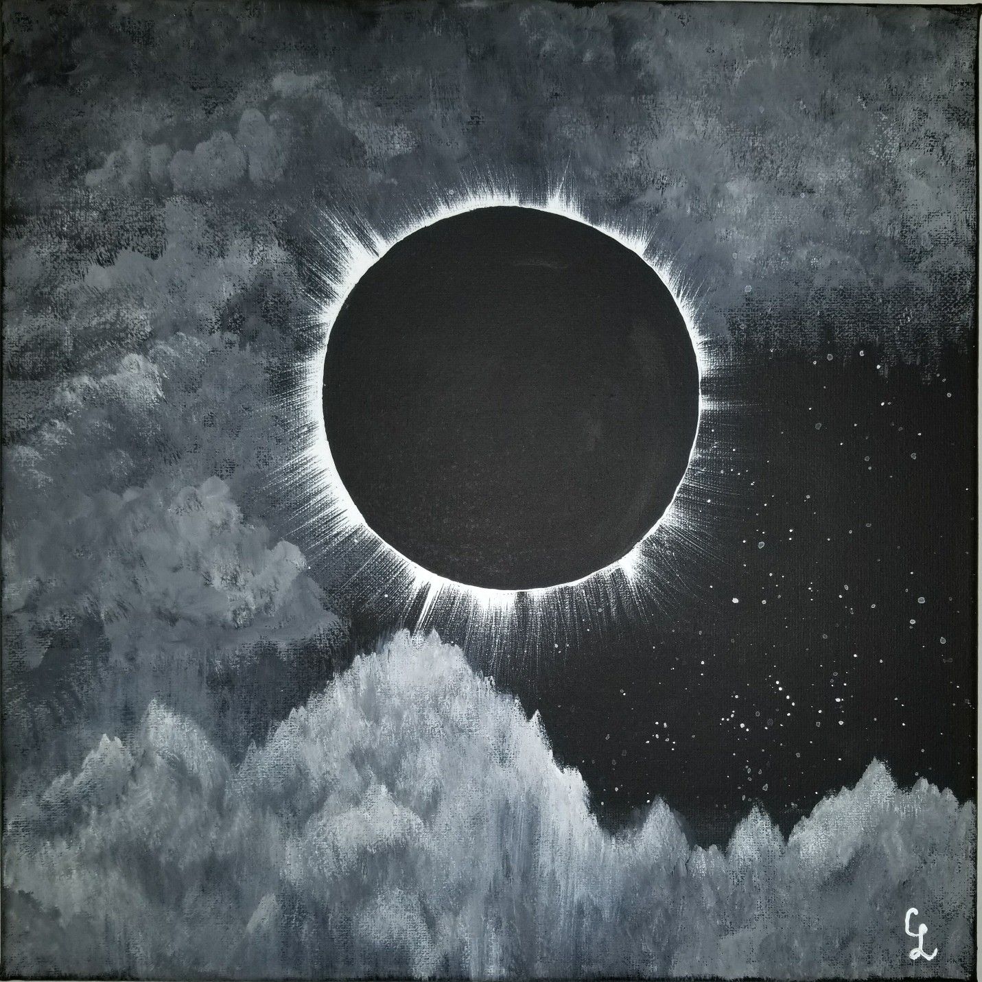 1431x1431 Solar Eclipse Painting - Eclipse Painting