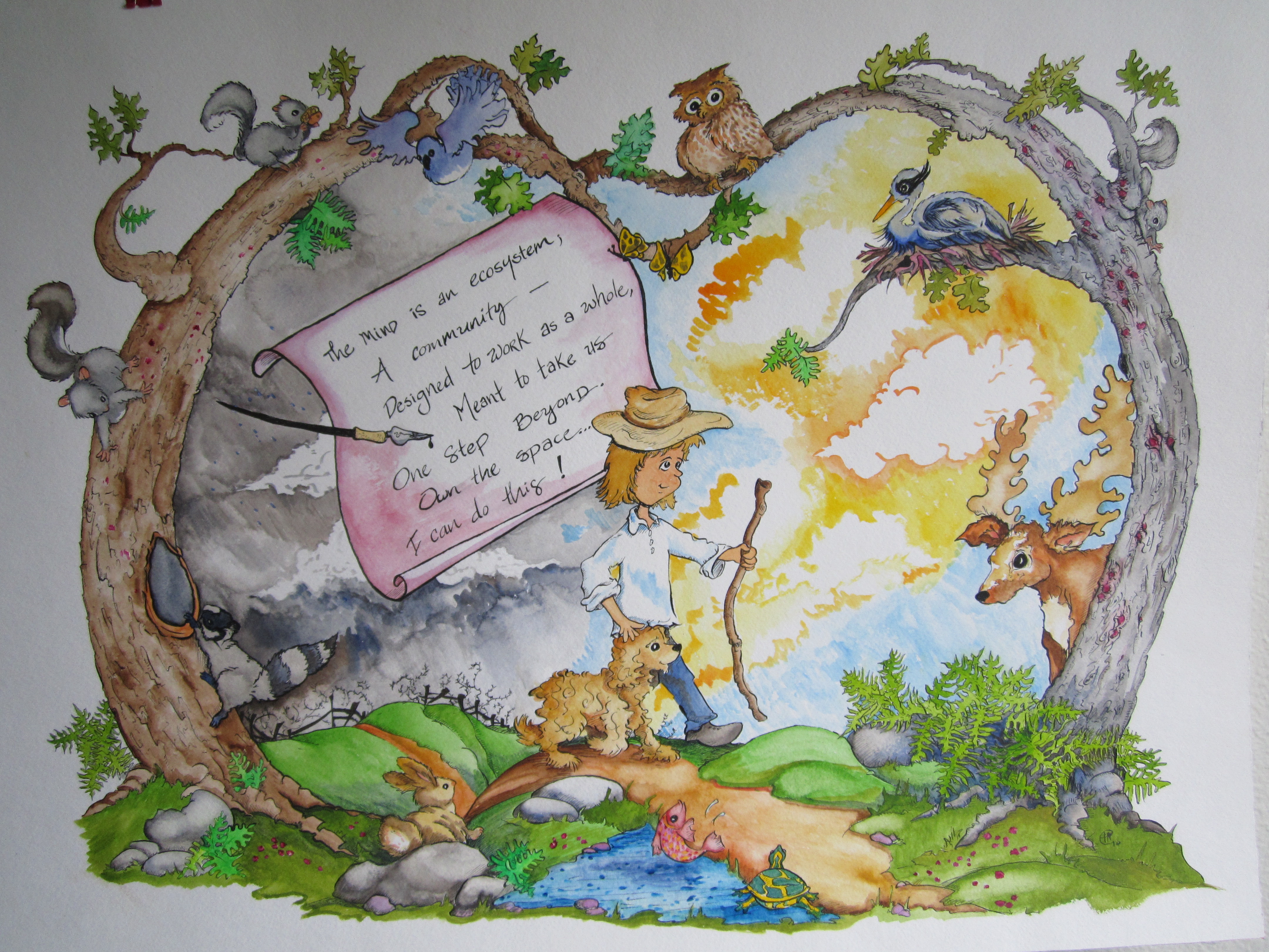 4320x3240 The Mind Is An Ecosystem Heidi's Art Life - Ecosystem Painting