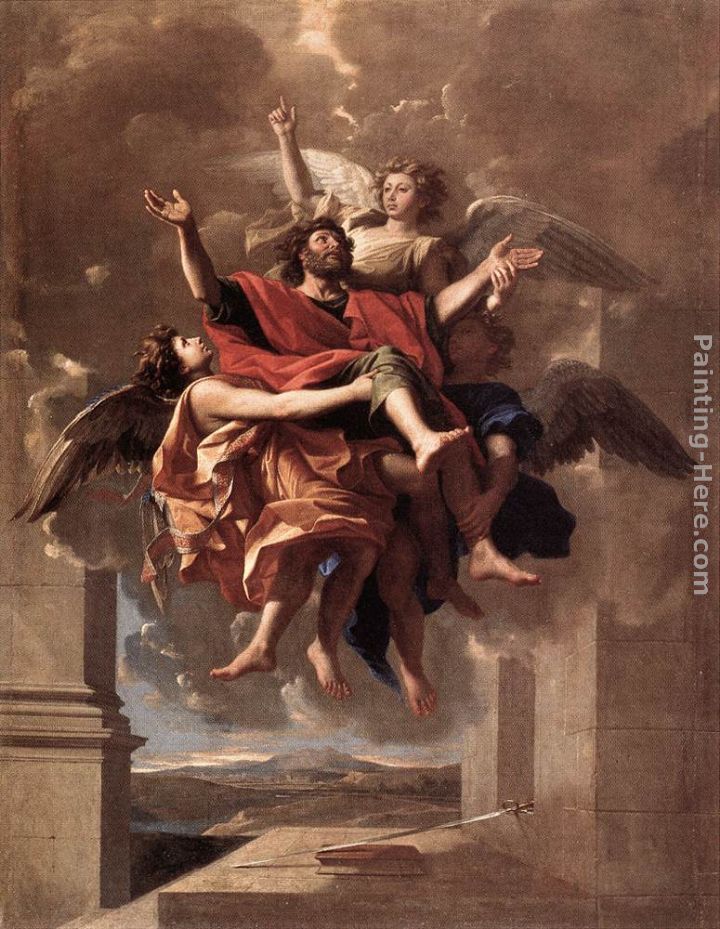 720x929 Nicolas Poussin The Ecstasy Of St Paul Painting Anysize 50% Off - Ecstasy Painting