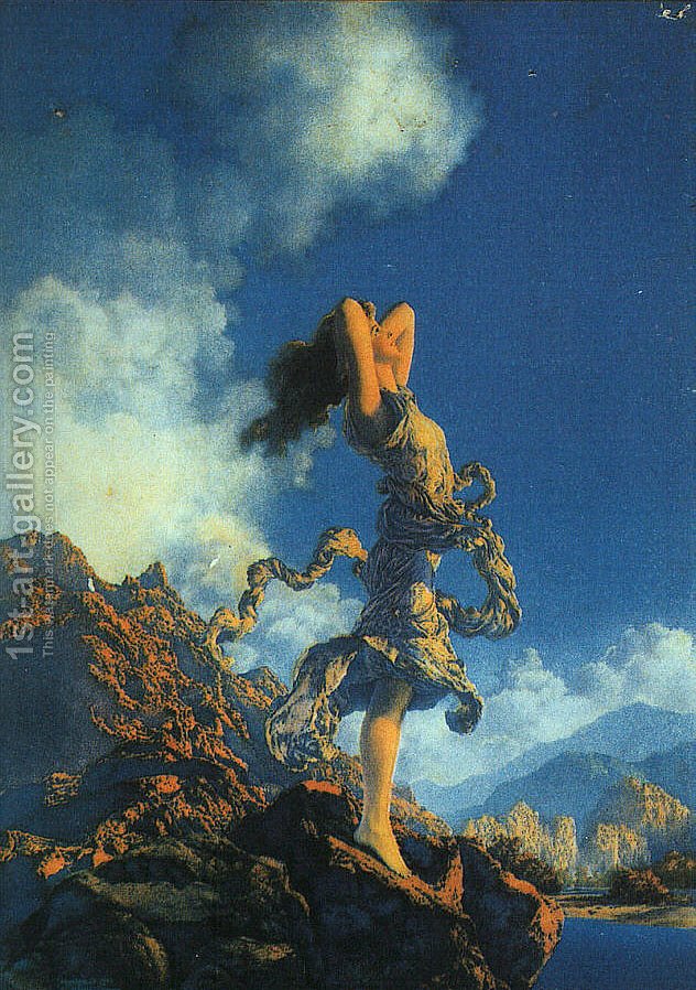 632x898 Ecstasy Maxfield Parrish (Inspired By) Reproduction 1st Art Gallery - Ecstasy Painting