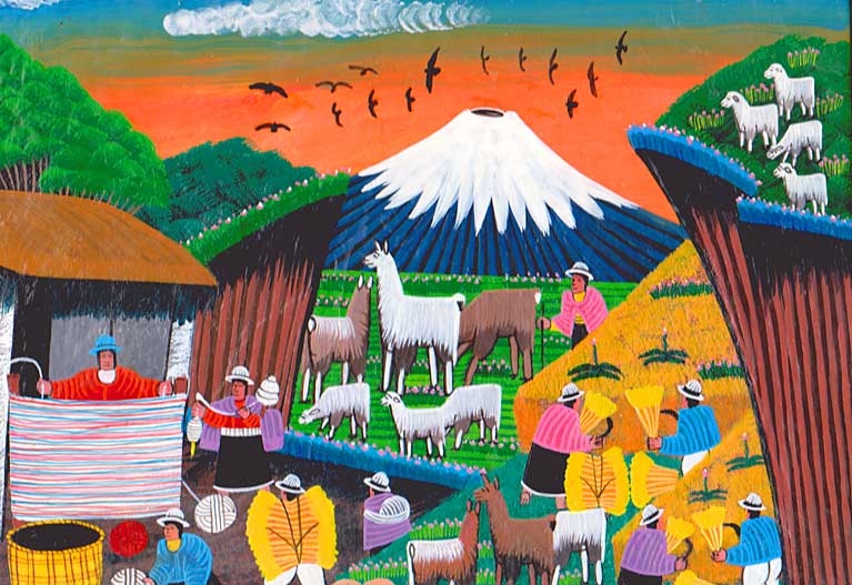 767x527 Ecuadorian Paintings ~ Wcdf - Ecuadorian Painting