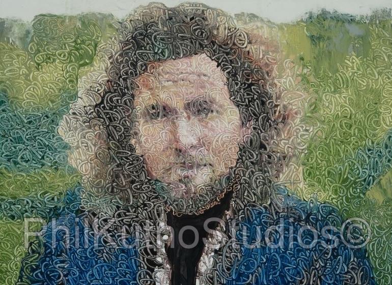 770x560 Eddie Vedder Oil Painting Phil Kutno Studios - Eddie Vedder Painting